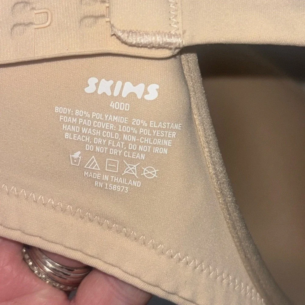 SKIMS Full Coverage Bra NEW Fits Everybody 40DD Tan Brown Comfy Support 40DD 40E - Picture 8 of 12